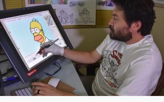 Pierde la vida ilustrador que dibujó a Los Simpson dos década